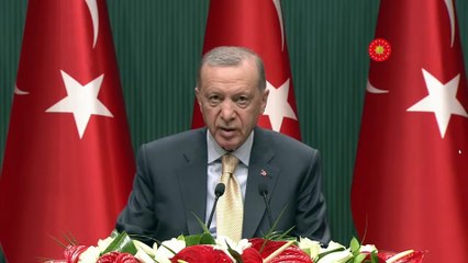 Erdoğan'ın asgari ücreti açıkladığı anlar...