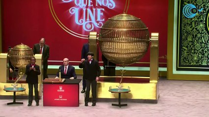 Así se cantó el primer premio de la Loteria Nacional
