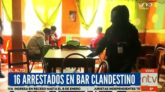 El Alto: Intervienen un bar clandestino donde se agrupaban antisociales