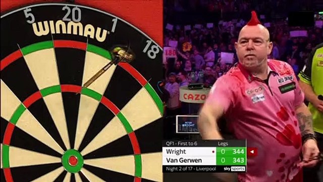 van Gerwen vs Wright Night 2 Premier League Darts 2022
