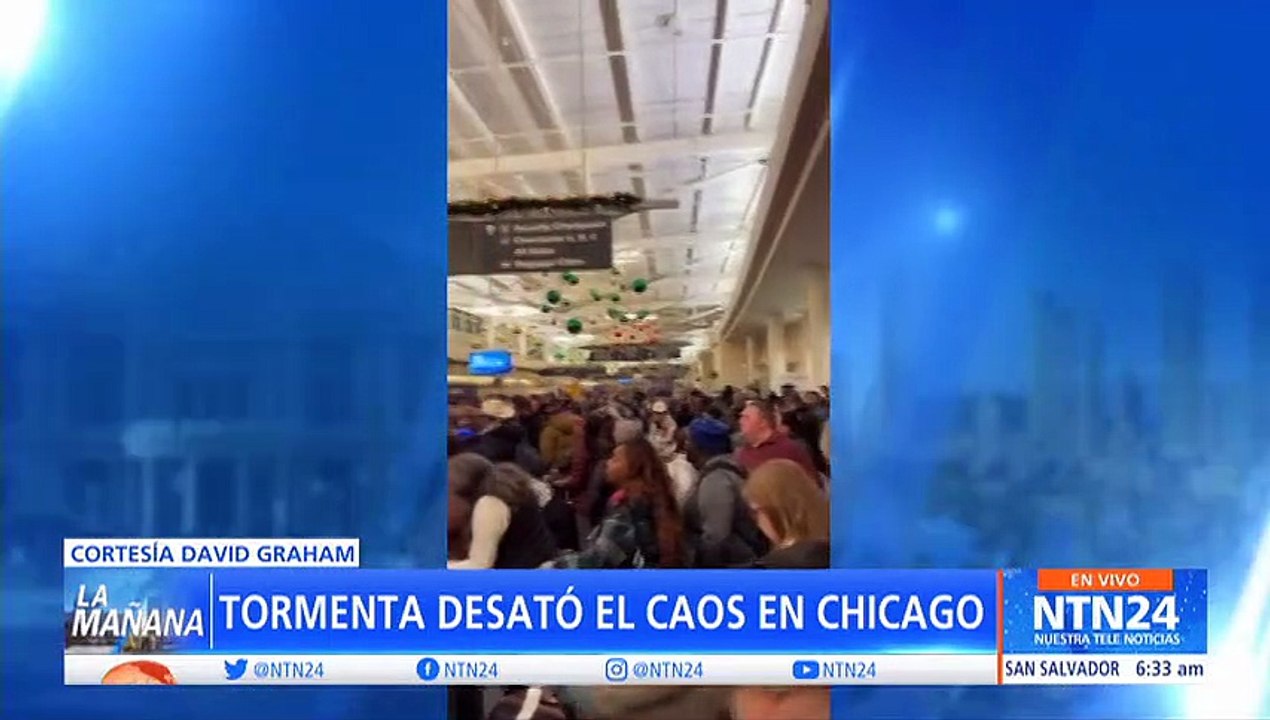 Tormento de nieve en Chicago