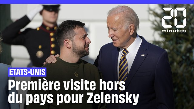Guerre en Ukraine : Zelensky reçu par les Etats-Unis pour son premier voyage hors d'Ukraine