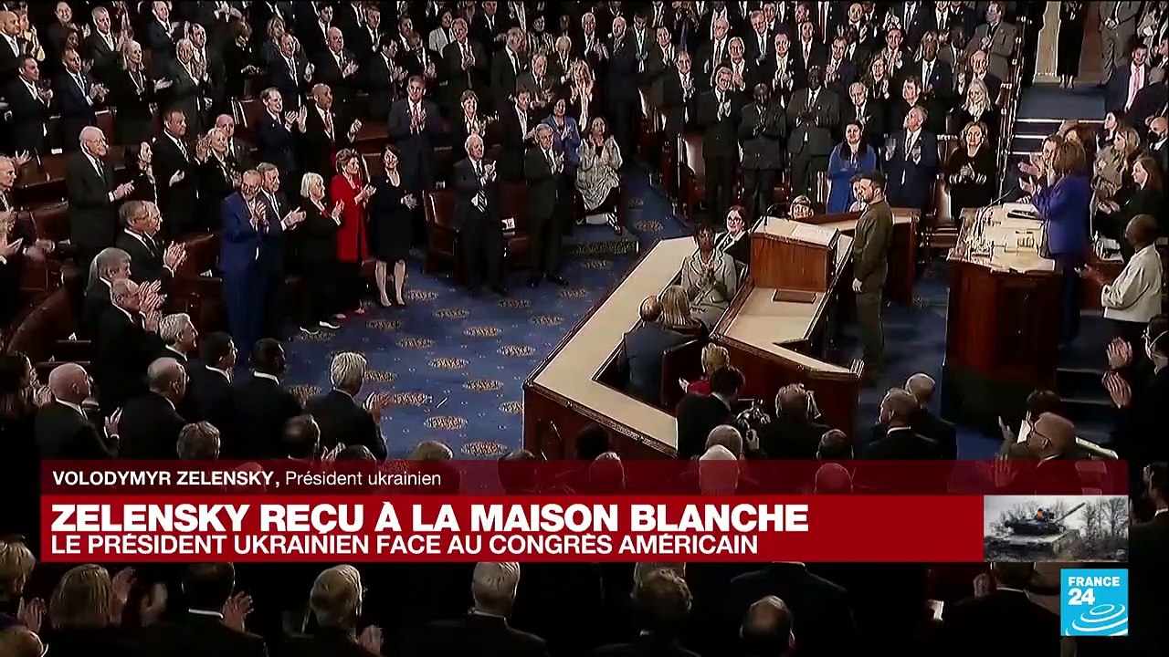 Replay : Le discours de Volodymyr Zelensky au Congrès américain