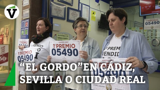 De Cádiz a Ciudad Real: así lo han celebrado las administraciones que han repartido El Gordo de la lotería