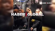Metrobüste rahatsız edildiğini ileri sürdü, yanına kimseyi oturtmadı! O anlar kamerada
