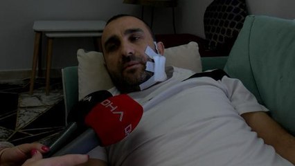 CERRAHPAŞA'DA PARK KAVGASINDA SİLAHLA YÜZÜNDEN YARALANAN MEHMET AKBULUT KONUŞTU