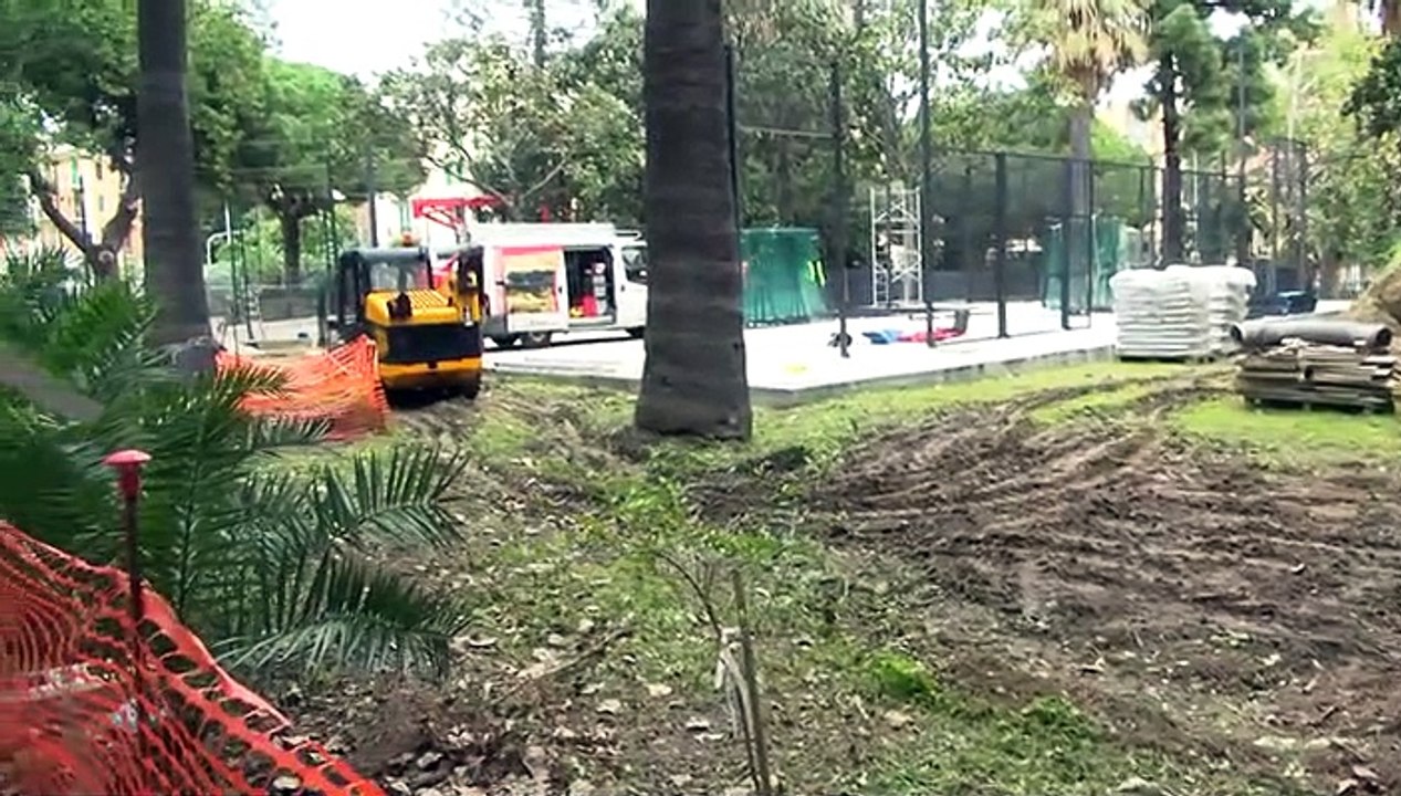 A VILLA DANTE ARRIVANO I MATERIALI