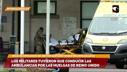 (Reuters)  Los militares tuvieron que conducir las ambulancias por las huelgas de Reino Unido