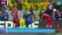FIFA eligió los mejores diez goles del Mundial y hay polémica