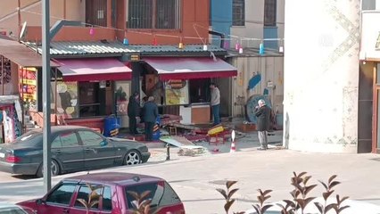 Gaz sıkışması yüzünden patlama yaşanan restoran hasar gördü