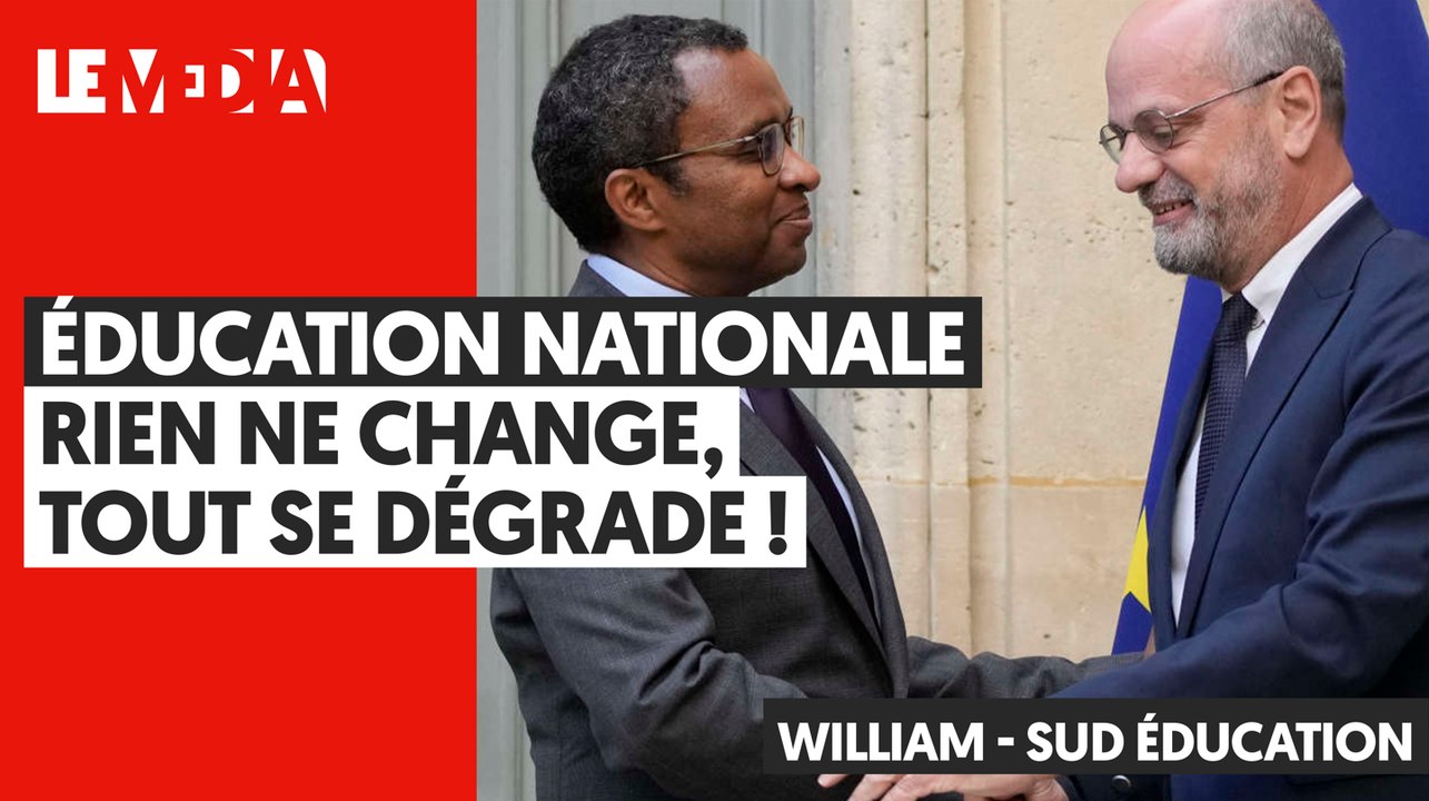 ÉDUCATION   NATIONALE : RIEN NE CHANGE, TOUT SE DÉGRADE