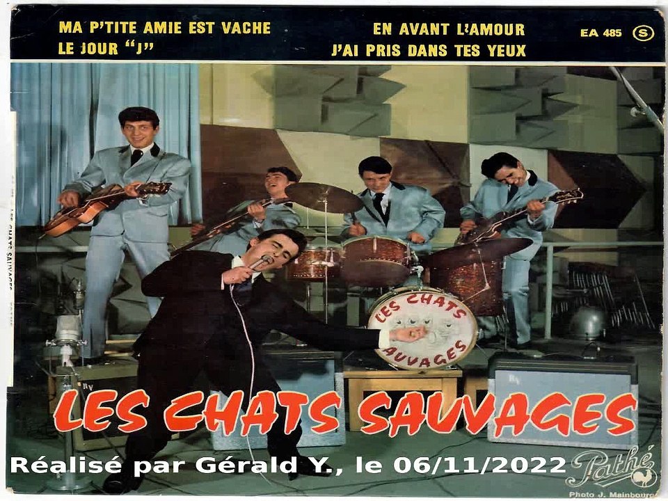 Les Chats Sauvages & Dick Rivers_Ma p'tite amie est vache (E. Presley_Mean woman blues)(1961)