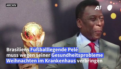 Pelé muss Weihnachten im Krankenhaus bleiben