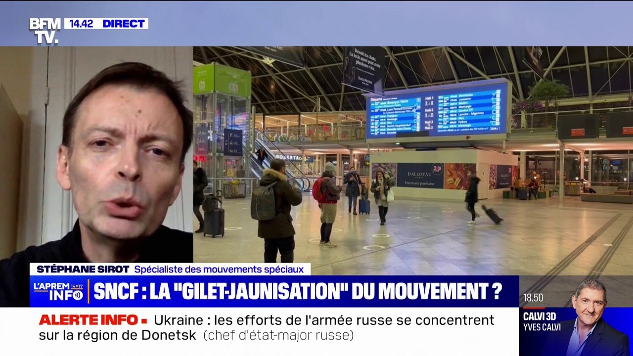 Stéphane Sirot, spécialiste des mouvements sociaux: "Ce sentiment de déclassement chez les contrôleurs SNCF" fait penser aux gilets jaunes