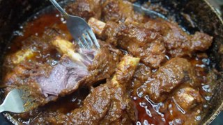  গরম গরম শাহী মাটন লেগ রোস্ট আর মুচমুচে পরোটা আহ্ | Mutton Leg Roast Recipe