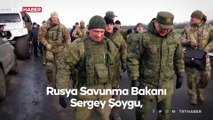 Rusya Savunma Bakanı Şoygu, Ukrayna’da savaşan birlikleri cephede denetledi