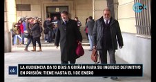 La Audiencia da 10 días a Griñán para su ingreso definitivo en prisión: tiene hasta el 1 de enero