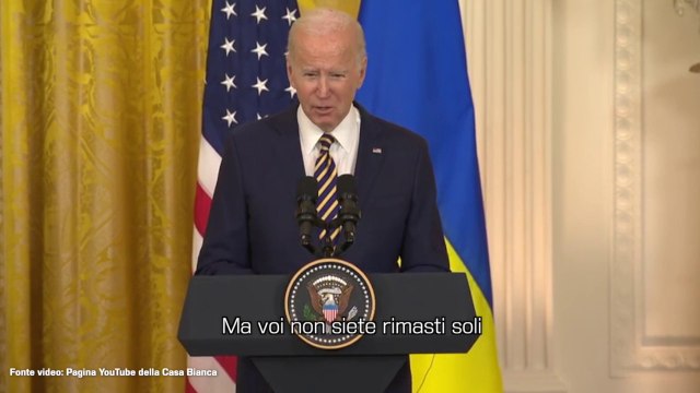Ucraina, Biden Dagli Stati Uniti massimo sostegno