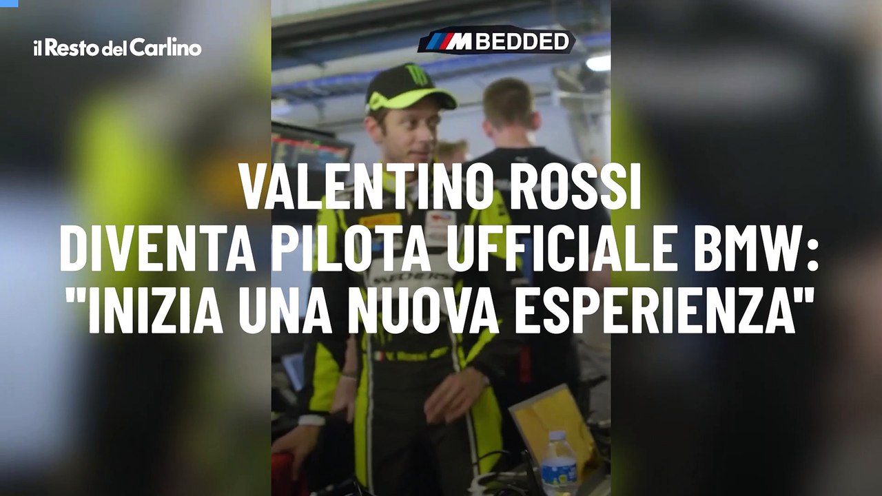 Valentino Rossi diventa pilota ufficiale Bmw: “inizia una nuova esperienza"