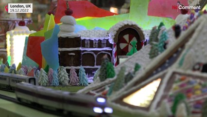 شاهد: مدينة مصغّرة مصنوعة من الحلوى بشكل كامل تعرض في متحف لندن للهندسة