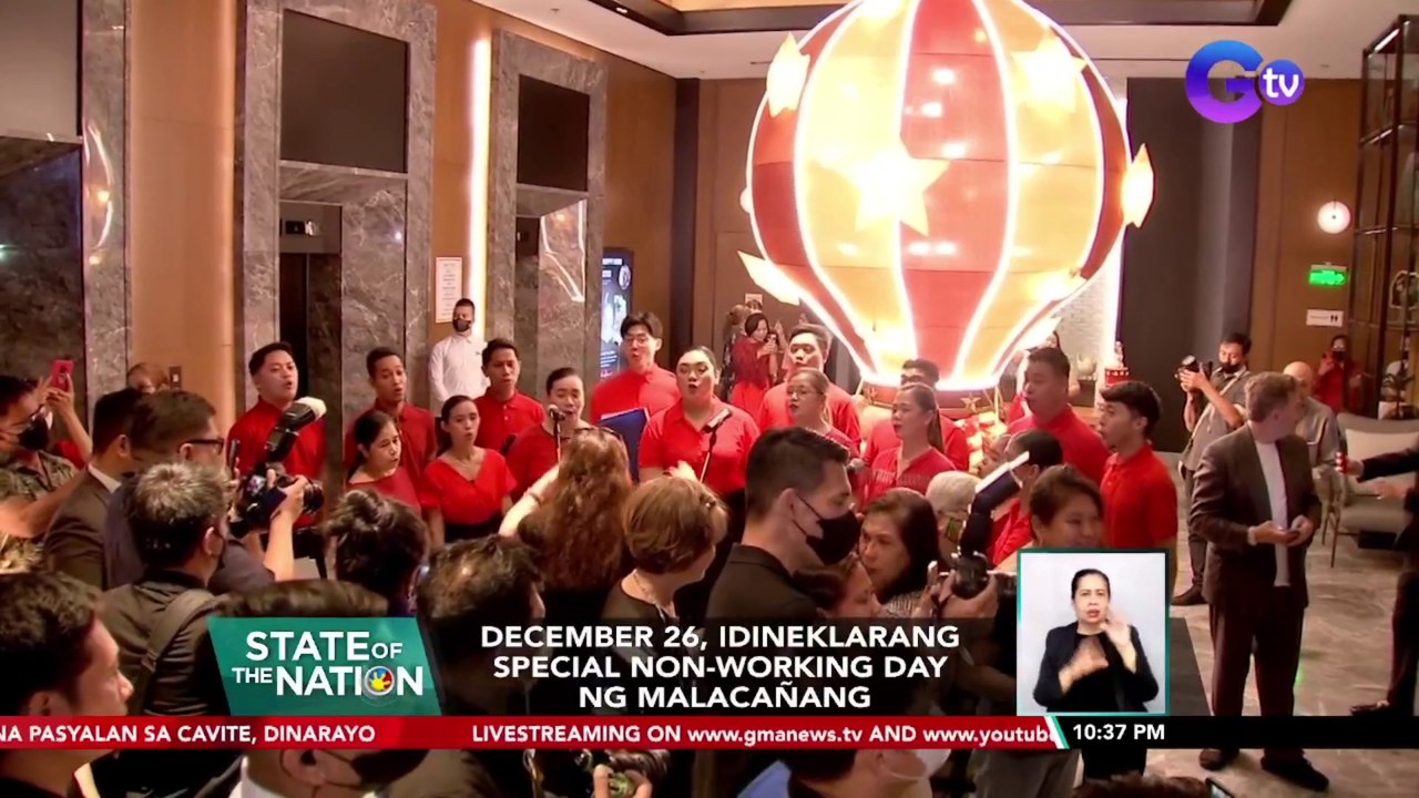 December 26, idineklarang special non-working day ng Malacañang | SONA