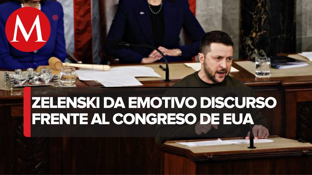 Apoyo de EU es una inversión en seguridad y democracia mundial: Zelenski