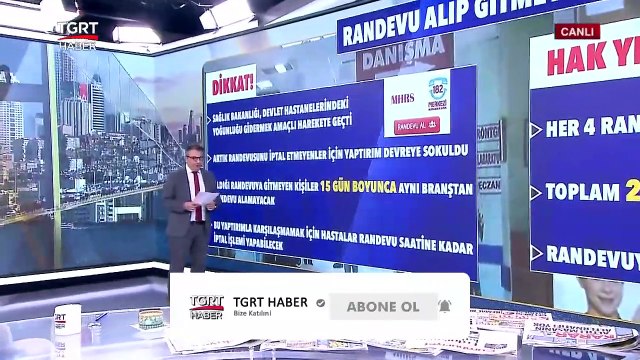 Sağlık Bakanlığı Düğmeye Batı: Randevu Alıp Gitmeyen Yandı - TGRT Haber