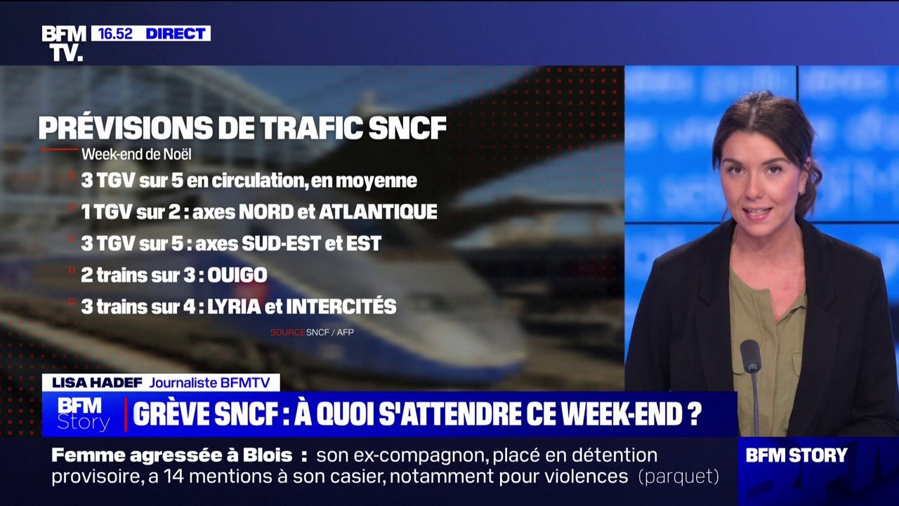 3 TGV sur 5 en moyenne ce week-end: les prévisions de trafic de la SNCF