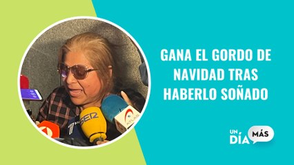 Gana el gordo tras haberlo soñado y nos lo cuenta en directo en Un Día Más