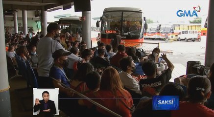 Mga provincial bus, papayagan na dumaan ng EDSA simula Dec. 24 | Saksi