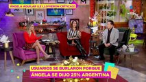 ¡Pepe Aguilar habla de críticas a Ángela por decirse 25% argentina!