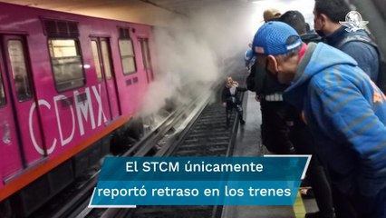 Otra vez el Metro; reportan humareda en Centro Médico Línea 3