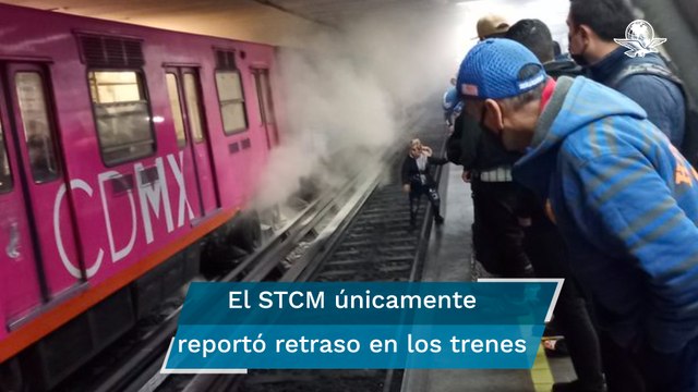 Otra vez el Metro; reportan humareda en Centro Médico Línea 3