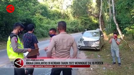 Angka lakalantas di Kendari tahun 2022 meningkat 24,18 persen - ANTARA News Sulawesi Tenggara