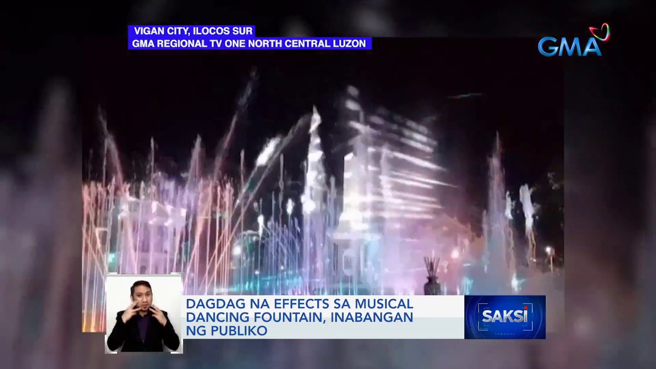 Dagdag na effects sa musical dancing fountain, inabangan ng publiko | Saksi