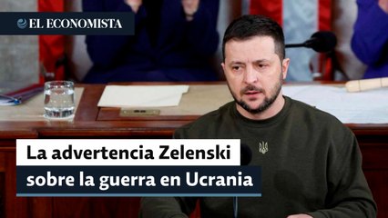 El mundo no puede permanecer al margen de la guerra de Ucrania, advierte Zelenski al Congreso de EU