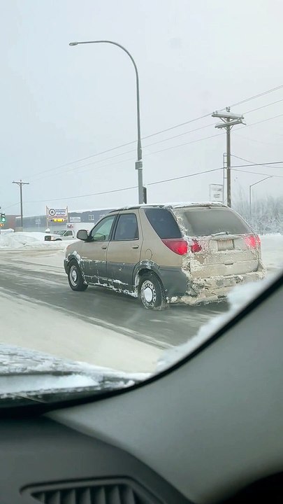 Driving on a Frozen Flat Tire
