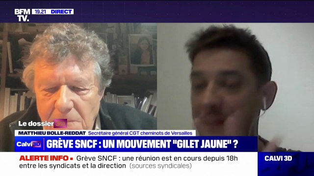 Matthieu Bolle-Reddat, secrétaire général CGT cheminots de Versailles: Nous ne sommes pas contents de faire grève, nous perdons de l'argent