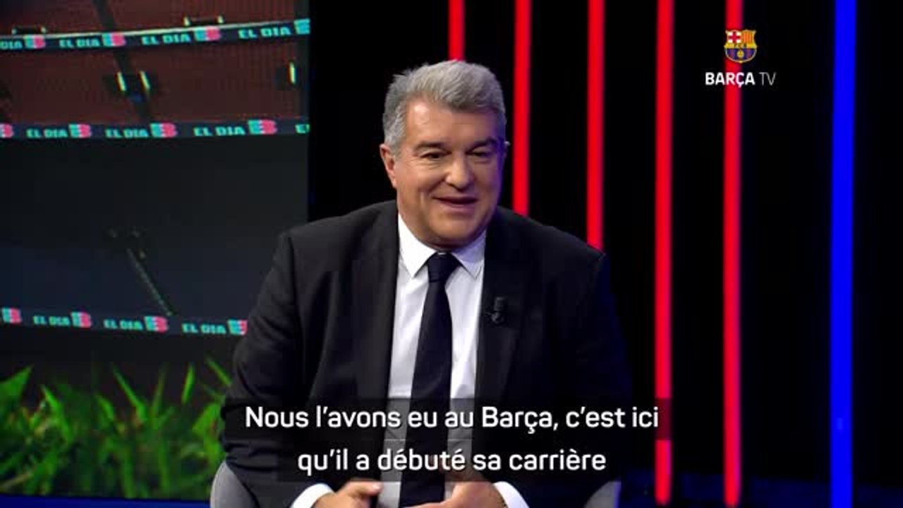 Barcelone - Laporta : "Messi est le plus grand joueur de l'histoire"