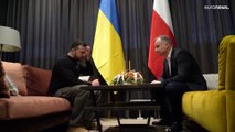 Zelenskyy discute planos estratégicos com presidente polaco