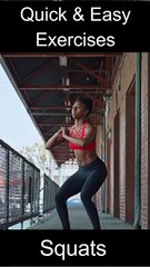 Quick & Easy Exercises - Squats