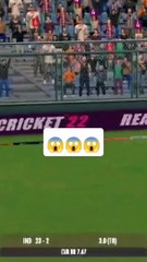 Unbelievable Shot In Real Cricket 22