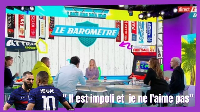 Il est impoli et je ne l'aime pas Dispute à propos du bagarre entre Kylian Mbappé et karim Benzema