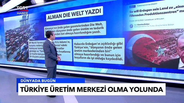 Alman Medyasından Dikkat Çeken Türkiye Analizi: Dünyanın Yeni Merkezi Türkiye - Tuna Öztunç