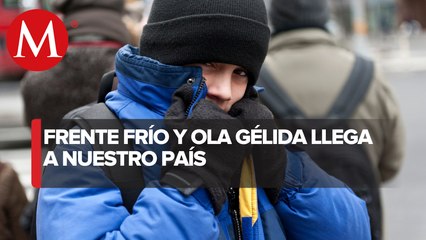 Clima en México descenderá por frente frío 19 y onda gélida; prevén temperaturas de -15 grados