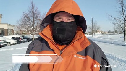 Bitterly cold air in Colorado