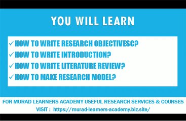 HOW TO WRITE RESEARCH SERIES INTRO