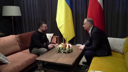 젤렌스키, 귀국 길에 폴란드 대통령 면담 / YTN