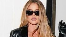 Khloé Kardashian Elevated a SKIMS Bodysuit With All-Leather Everything