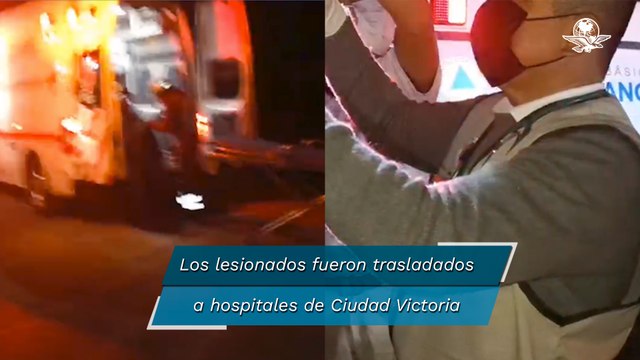 Accidente en carretera de Tamaulipas deja un menor de edad muerto y 12 lesionados